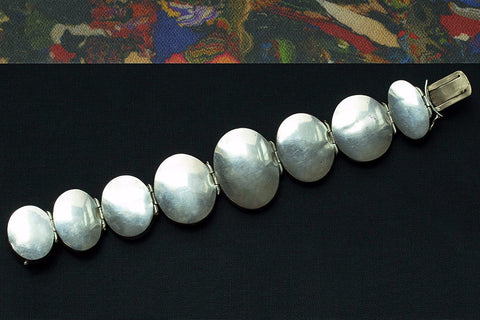 Victorian Multicolor Tassie Silver Bracelet