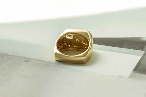 Vintage Diamond 'Tennis Racquet' Ring