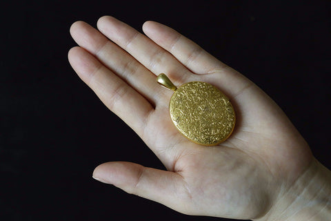 Late Victorian Turquoise and Gold Locket