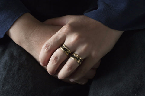 Georgian Black Enamel Mourning Ring
