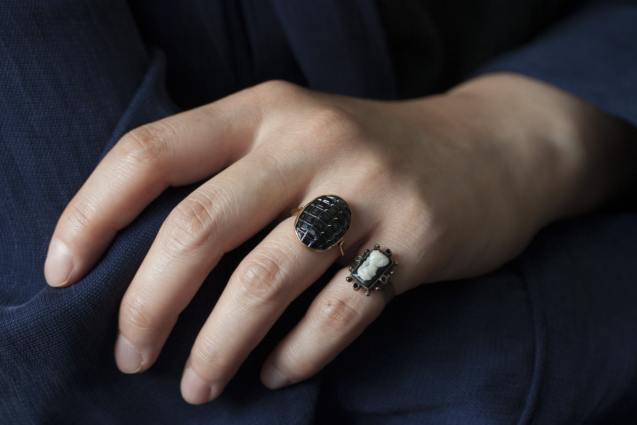 Victorian onyx ring discount