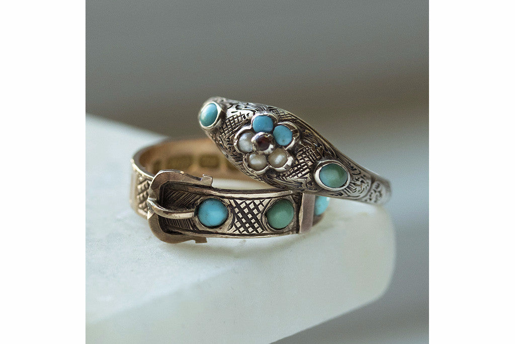 LAELIUS Antiques – 'Forget Me Not' Flower Ring