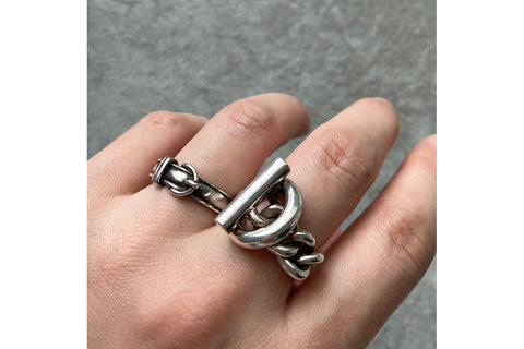 Hermès Sterling Silver Ring