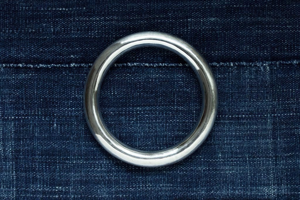 Vintage Sterling Silver Circle Bangle I