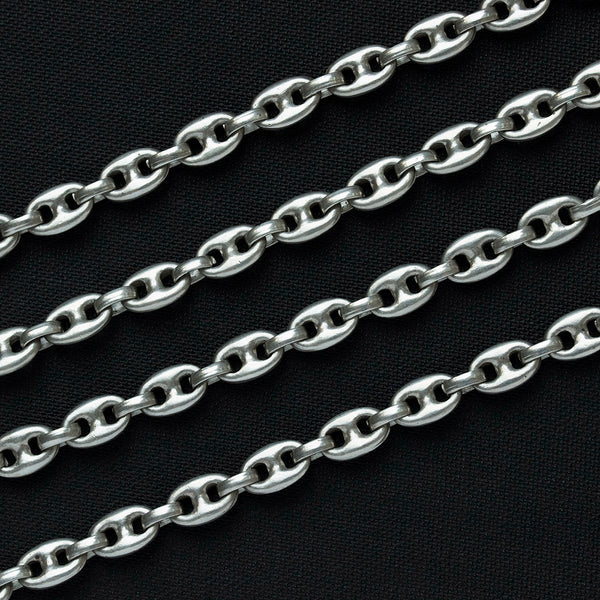 Vintage Italian Sterling Silver 38" Chain