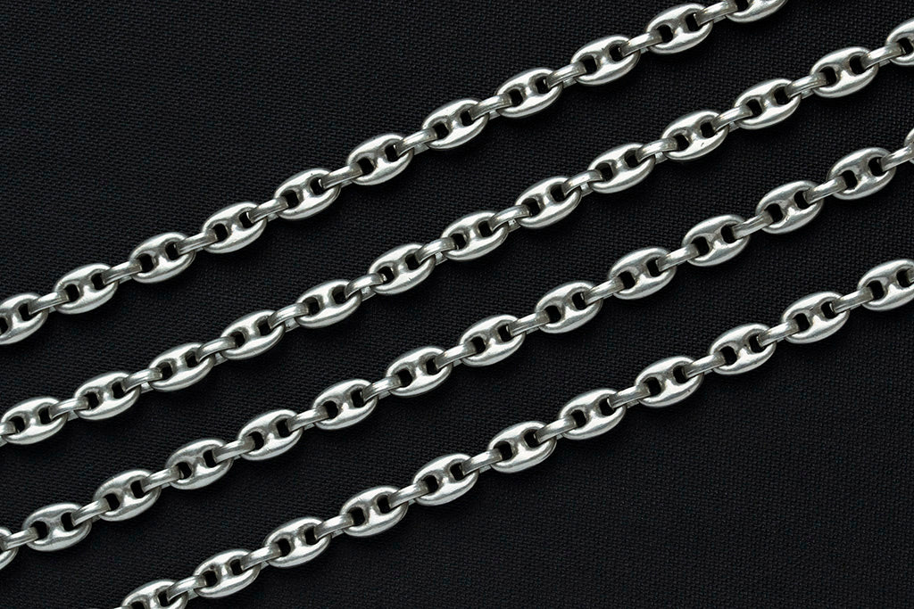 Vintage Italian Sterling Silver 38" Chain