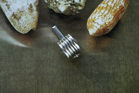 Antique Sterling Silver Whistle Pendant