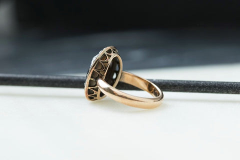 Antique Carved Sardonyx 'Love Token' Ring