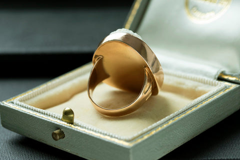 Victorian Zeus Cameo Ring