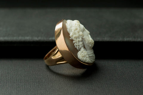 Victorian Zeus Cameo Ring